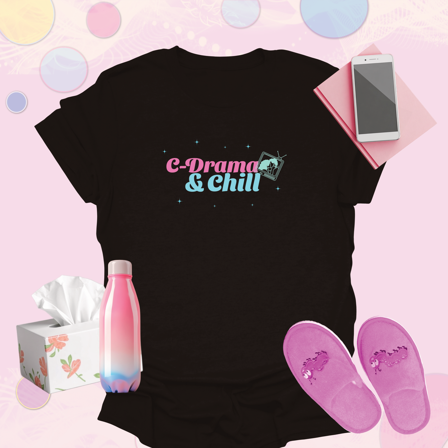 C-Drama and Chill - Chinese Drama Fan Inspired T-Shirt for Women, Teens