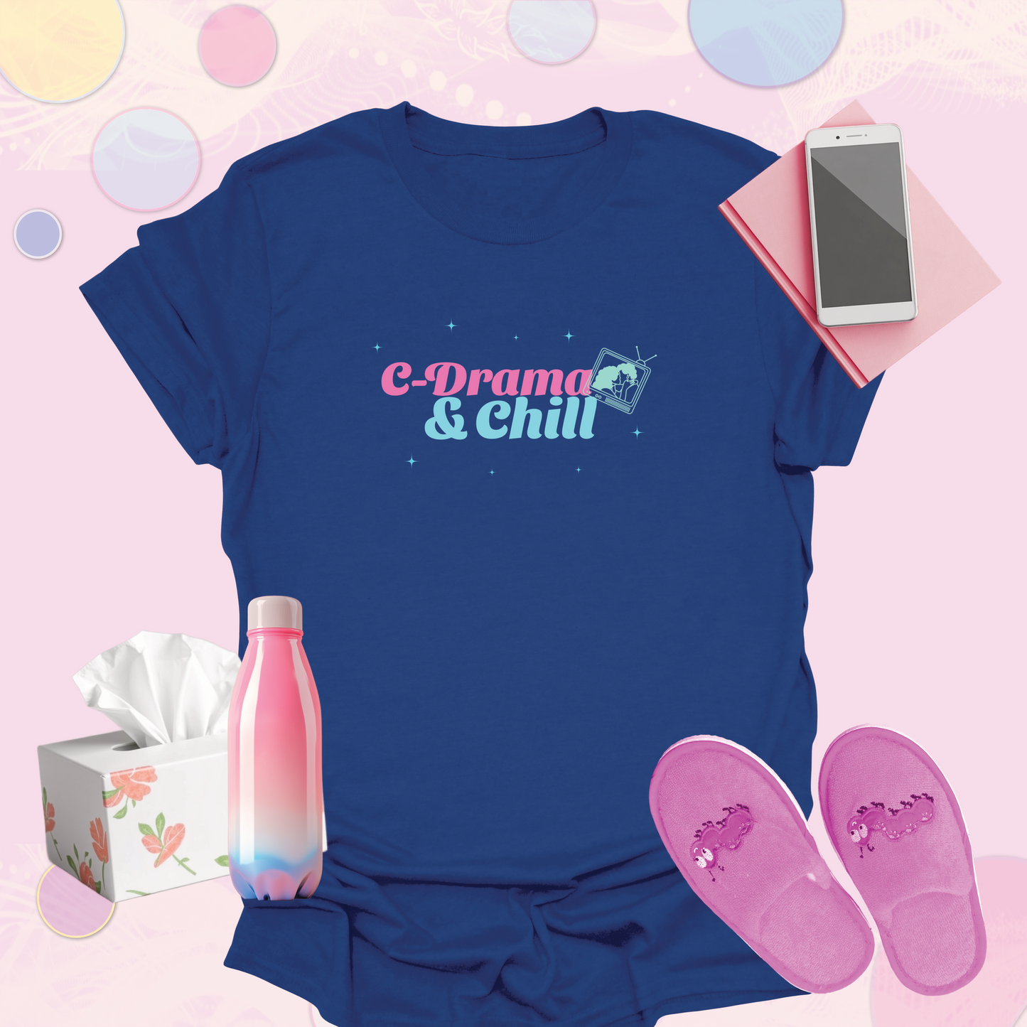 C-Drama and Chill - Chinese Drama Fan Inspired T-Shirt for Women, Teens