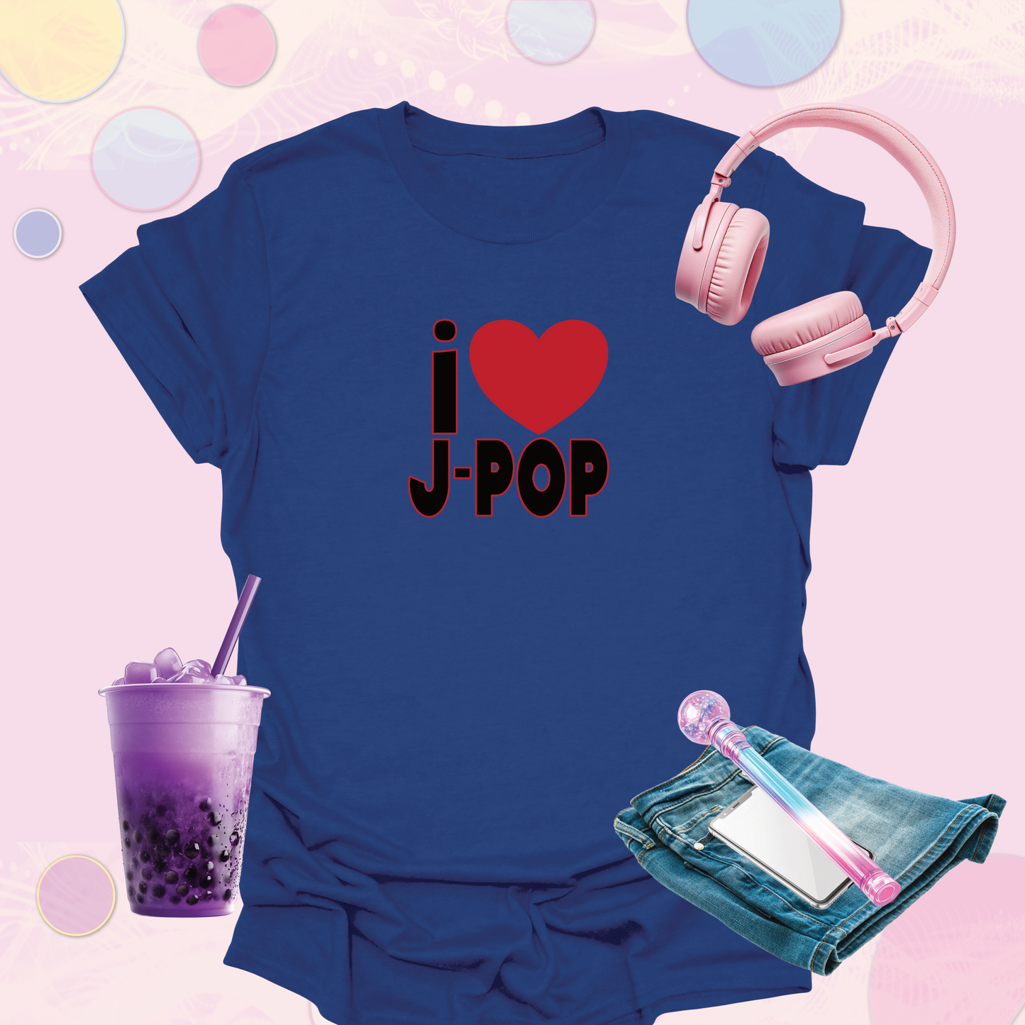 i Heart J-Pop - Fun Japanese Pop Fan Inspired T-Shirt