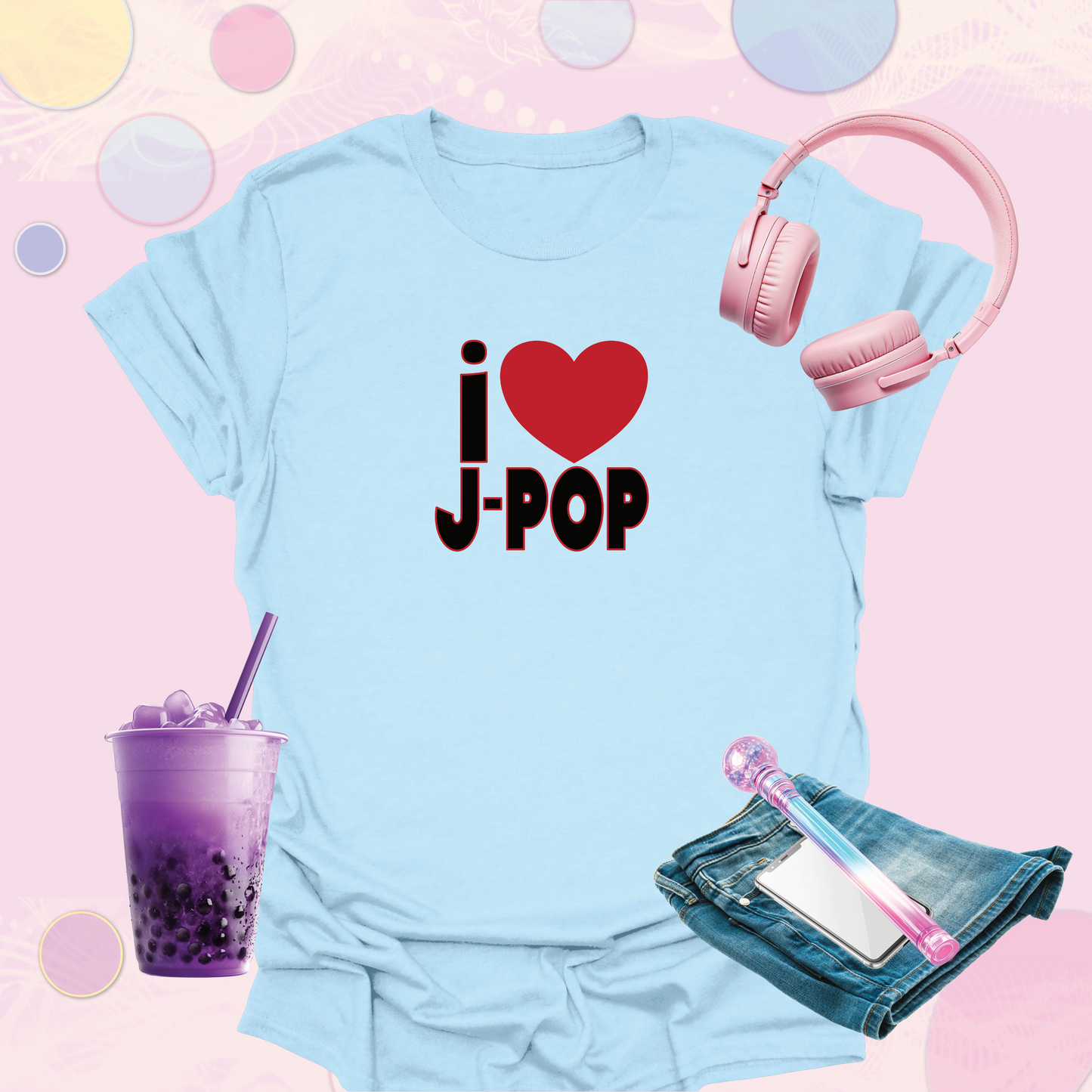 i Heart J-Pop - Fun Japanese Pop Fan Inspired T-Shirt