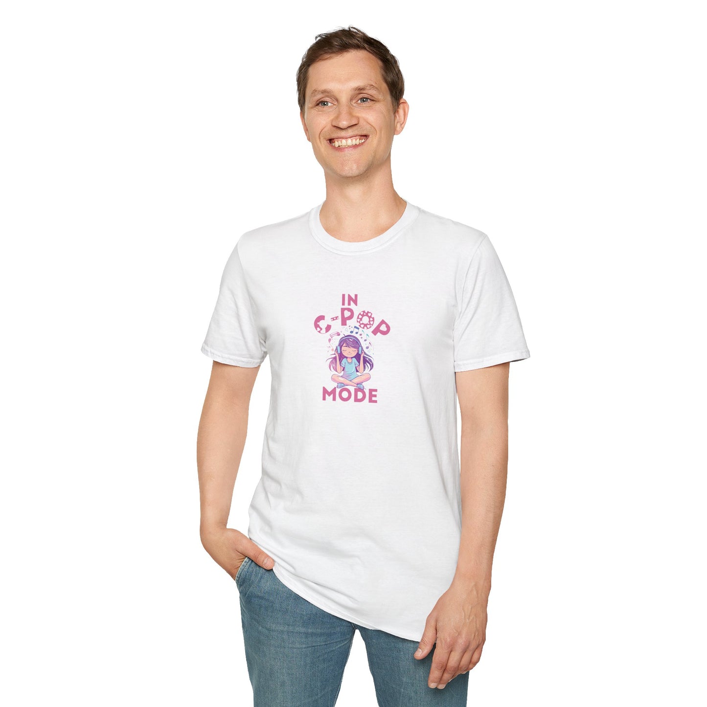 In C-Pop Mode + Girl Graphic T-Shirt - Fun Chinese Pop Fan Inspired