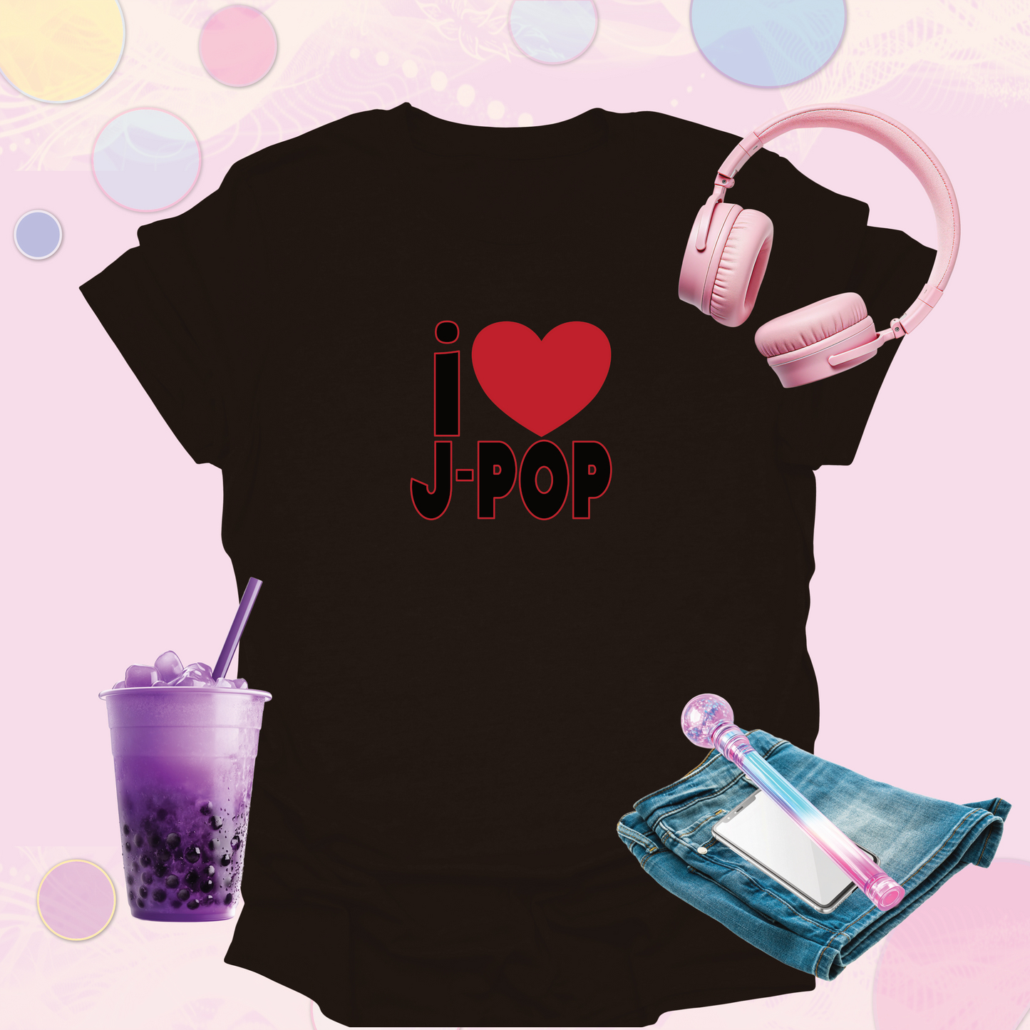 i Heart J-Pop - Fun Japanese Pop Fan Inspired T-Shirt